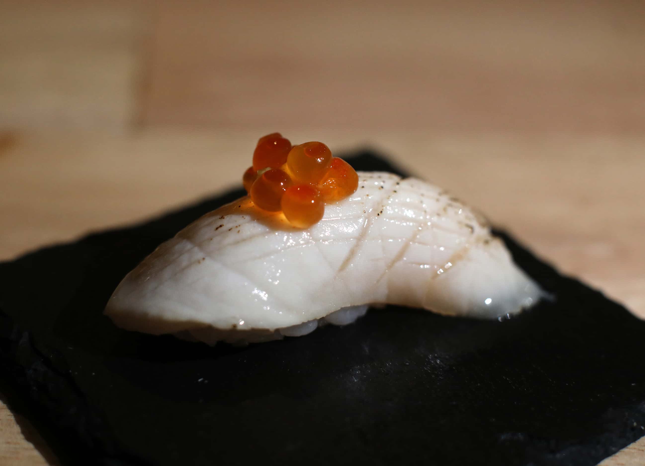 The Escolar at Sushi By Scratch, a secret pop-up restaurant on the eighth floor of The...