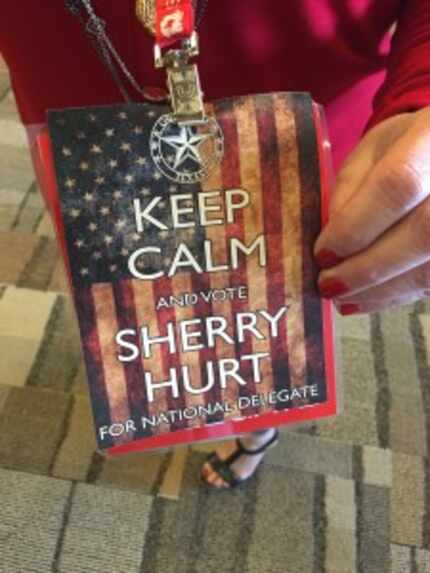  Sherry Hurt, of Ector County, printed 700 glossy "punch cards" in her bid to become a...