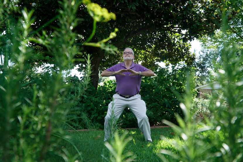 Richard Giltner says qi gong helps him relax. “It sounds hocus-pocus,” Giltner says. “But if...