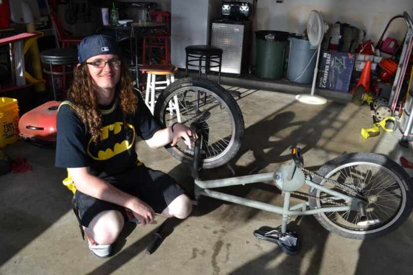 
Ethan Krenz built this bike about a month ago. After completing the automotive technician...