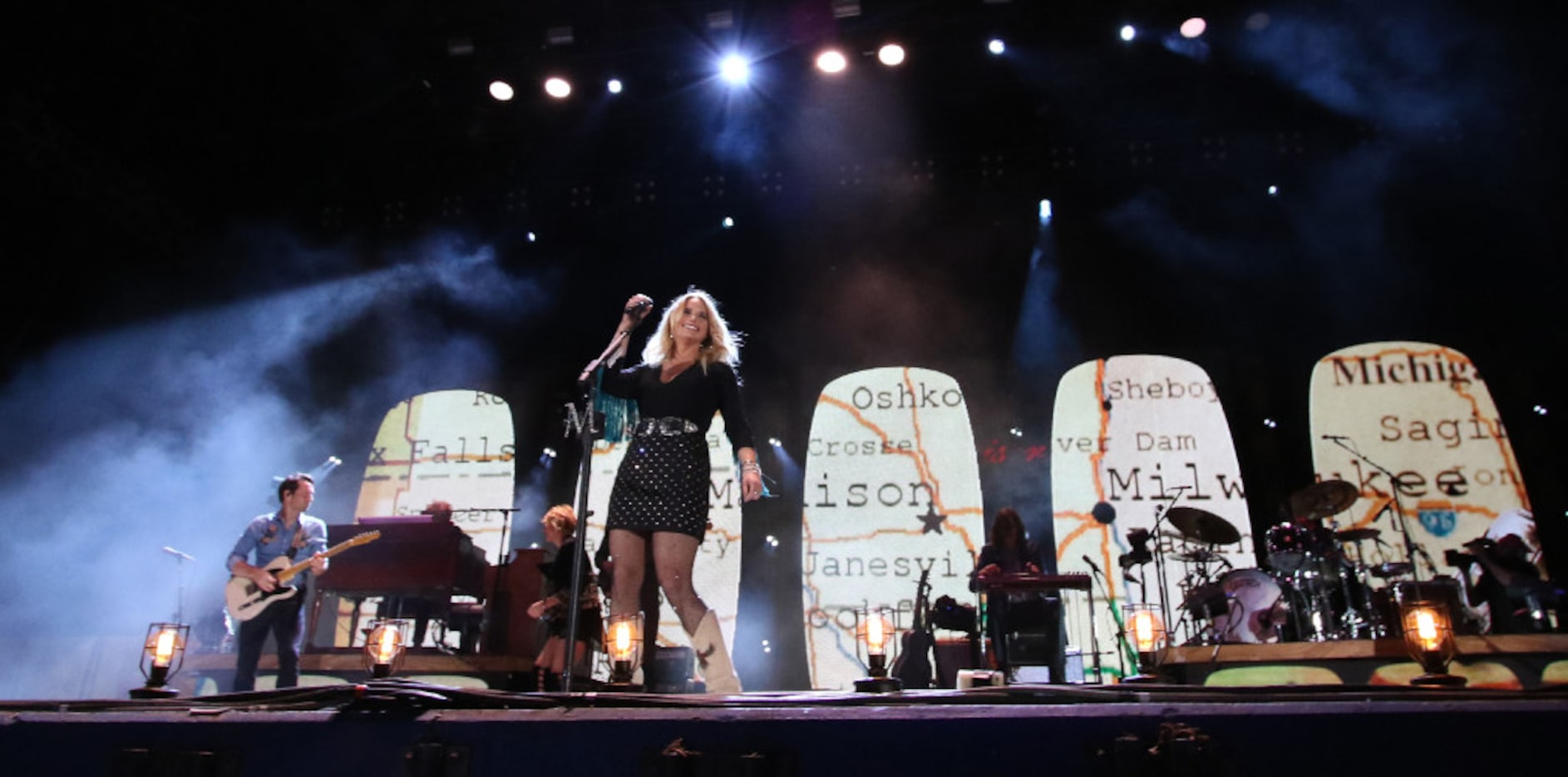 Miranda Lambert performs to the delight of her fans. The Off the Rails festival, which was...