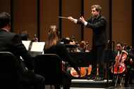 Music director Richard McKay leads the Dallas Chamber Symphony at Moody Performance Hall in...