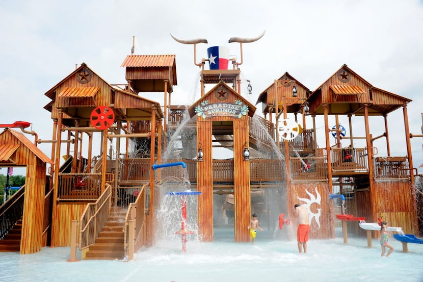 Most of Grapevine's pools and water parks, like Paradise Springs at the Gaylord Texan, are...