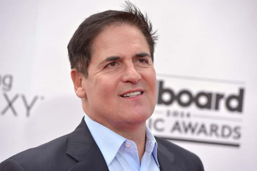 Mavericks owner Mark Cuban found himself on the inside of a different shark tank after...