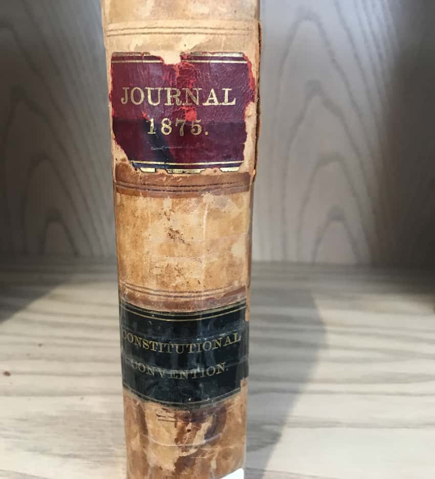 One of the rarest books in the collection is the Journal of the Constitutional Convention of...