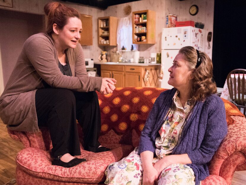 Jessica Cavanagh (left) in the role of Jesse Cates and Amber Devlin, in the role of Mama...