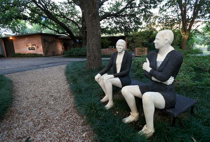 Sculptures in the Valley House Gallery & Sculpture Garden in Dallas, Friday, July 28, 2017.