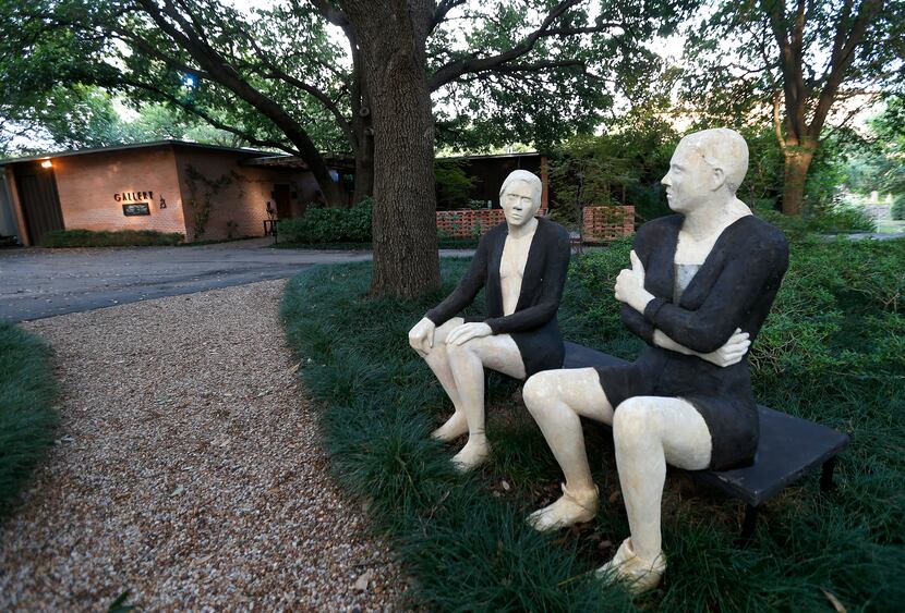 Sculptures in the Valley House Gallery & Sculpture Garden in Dallas, Friday, July 28, 2017.