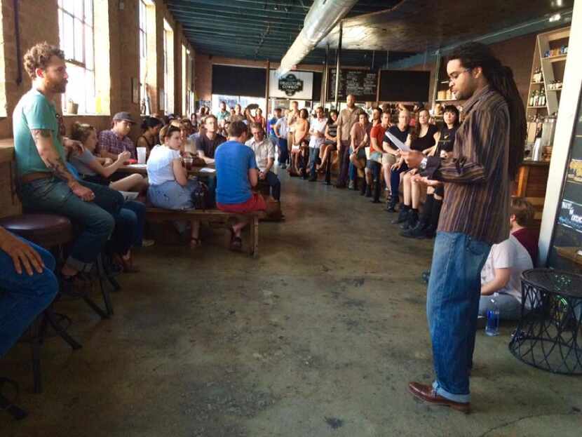 Darius Frasure performs at Lit Hop in 2016. 