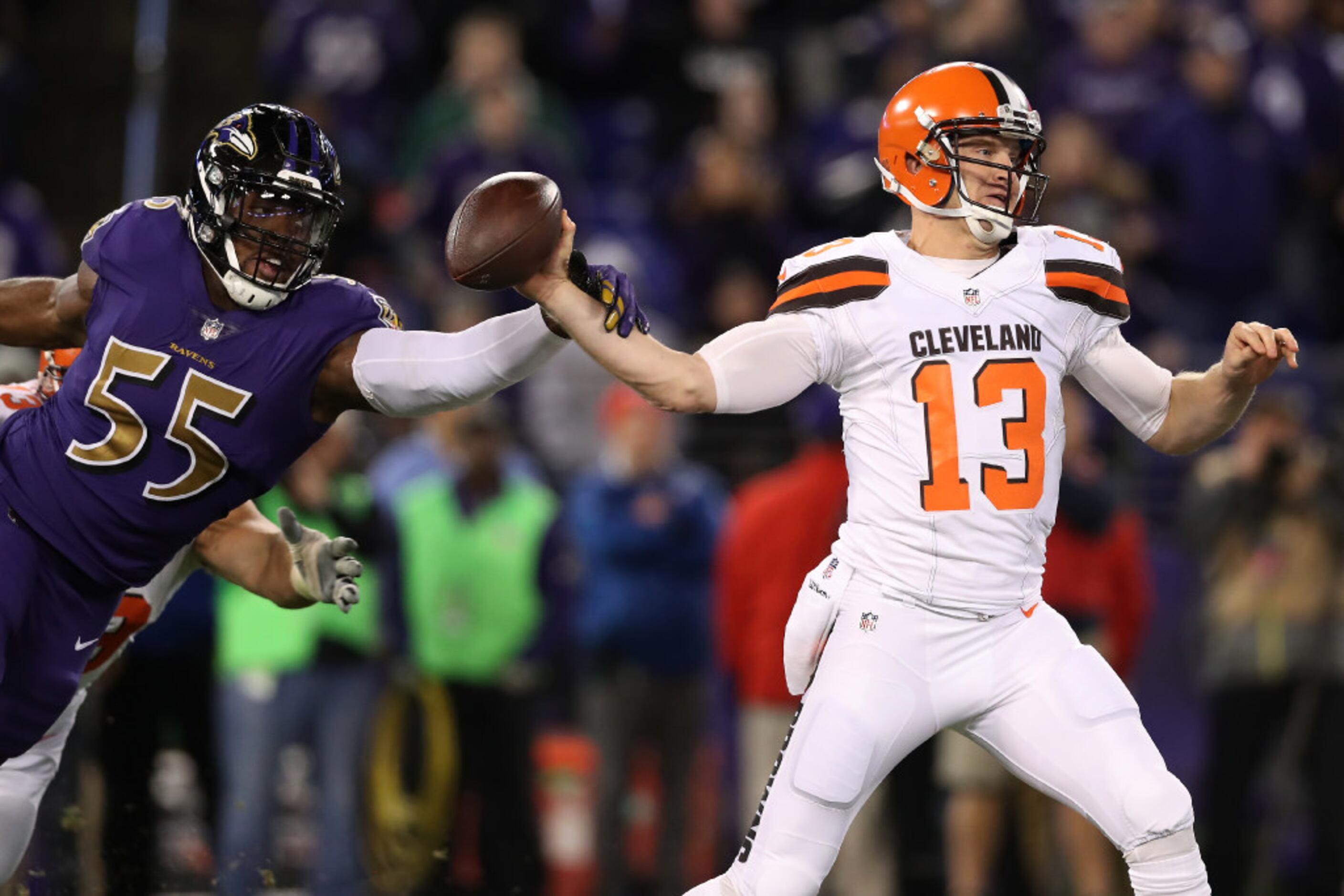 NFL: Baltimore Ravens overwhelm Cleveland Browns