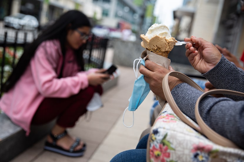 Amorino in Legacy West offers many varieties of gelato.