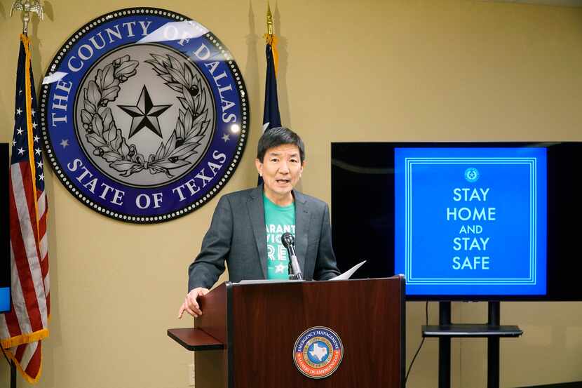 Dallas County Health and Human Services Director, Dr. Philip Huang gives an update on the...