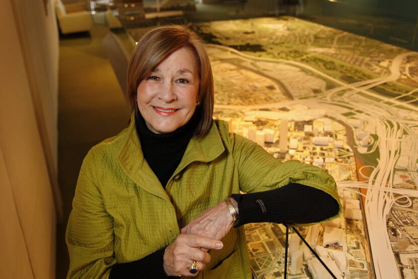 Dr. Gail Thomas, head of the Trinity Trust, has worked to make the Margaret Hunt Hill Bridge...