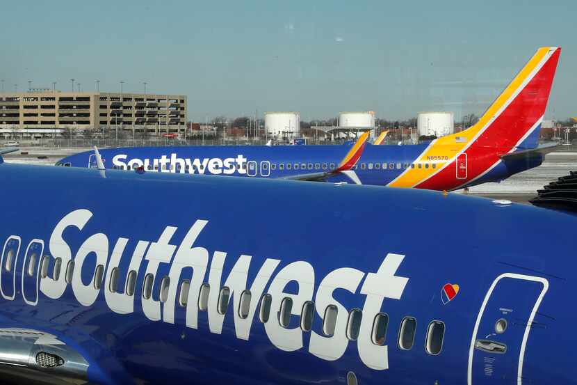 An inspection turned up a 12-inch crack in the skin of a Southwest Airlines plane’s crown...