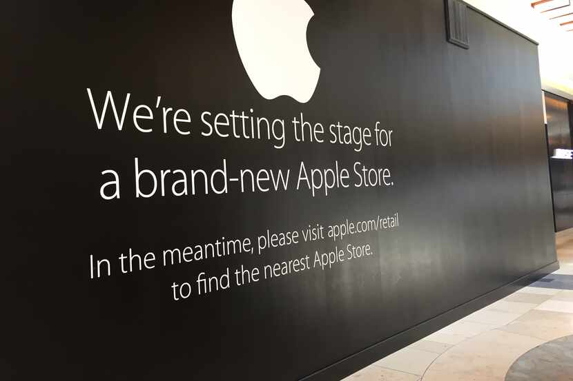 The Apple Store in Plano's Shops at Willow Bend has been closed since April for renovations....