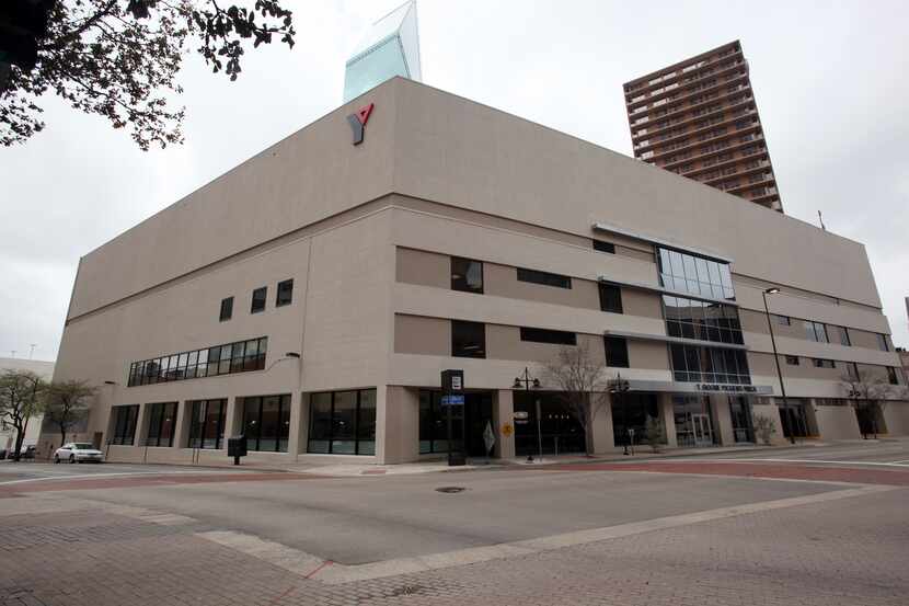 The T. Boone Pickens YMCA building is at Ross Avenue and Akard Street.