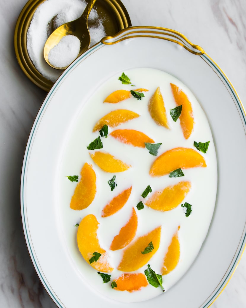 Sugared Peaches and Cream