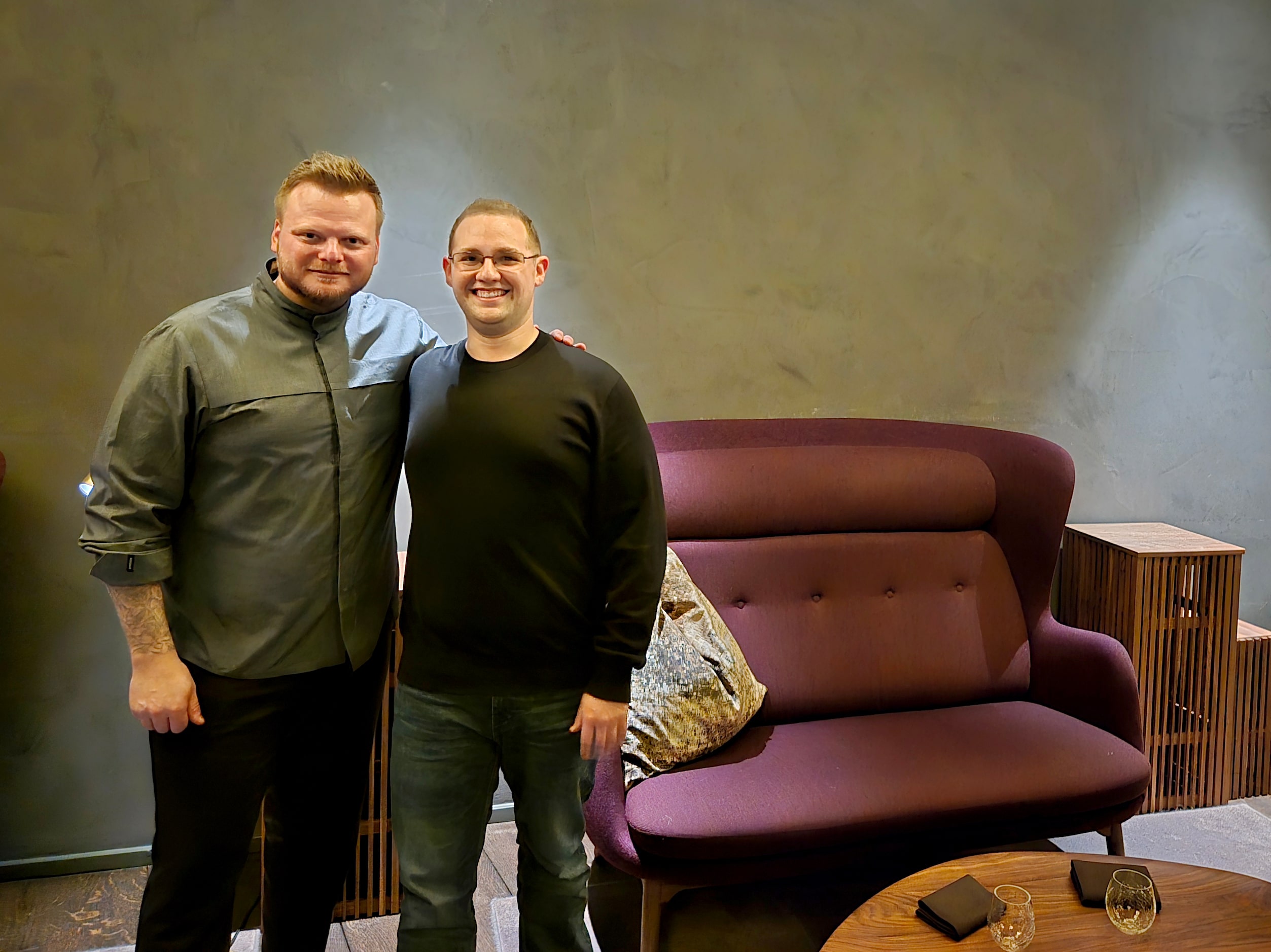 Rasmus Munk, the chef-owner of Alchemist in Copenhagen, met Richardson resident Aaron...