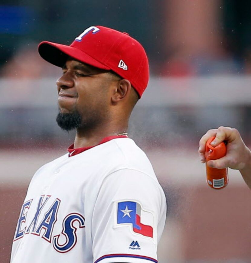 Elvis Andrus, de los Rangers. Foto AP