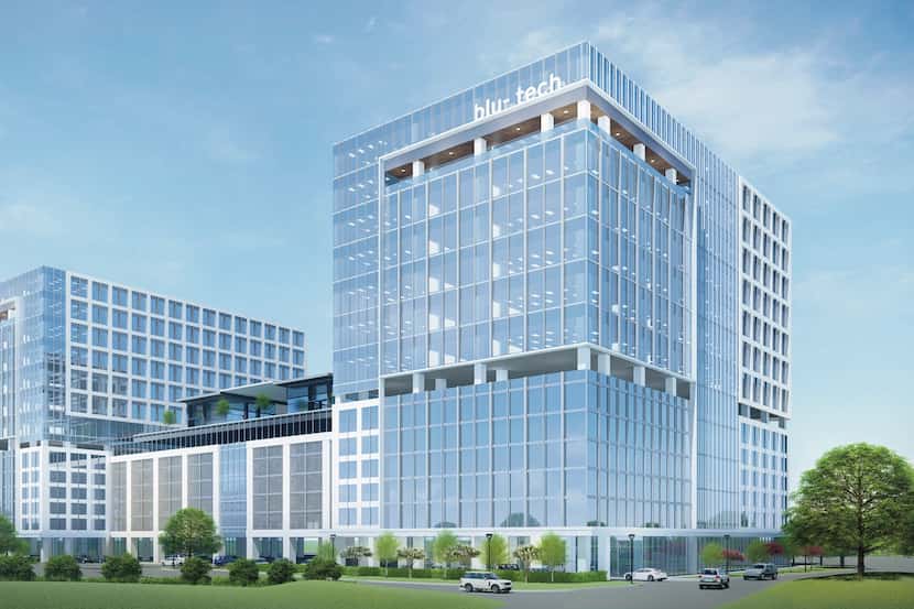 The first phase of the Headquarters II development will open on the Dallas North Tollway in...