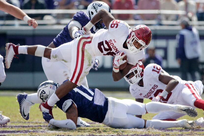 TCU will have a tough time stopping the Oklahoma offense Saturday. (Louis DeLuca/The Dallas...
