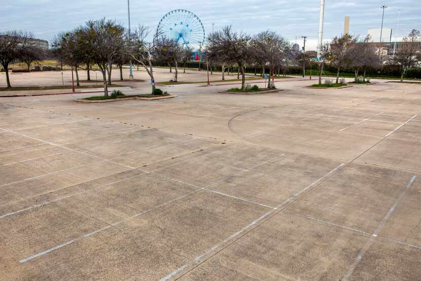 This Fair Park parking lot, located along Fitzhugh Avenue near Lagow Street, is the proposed...
