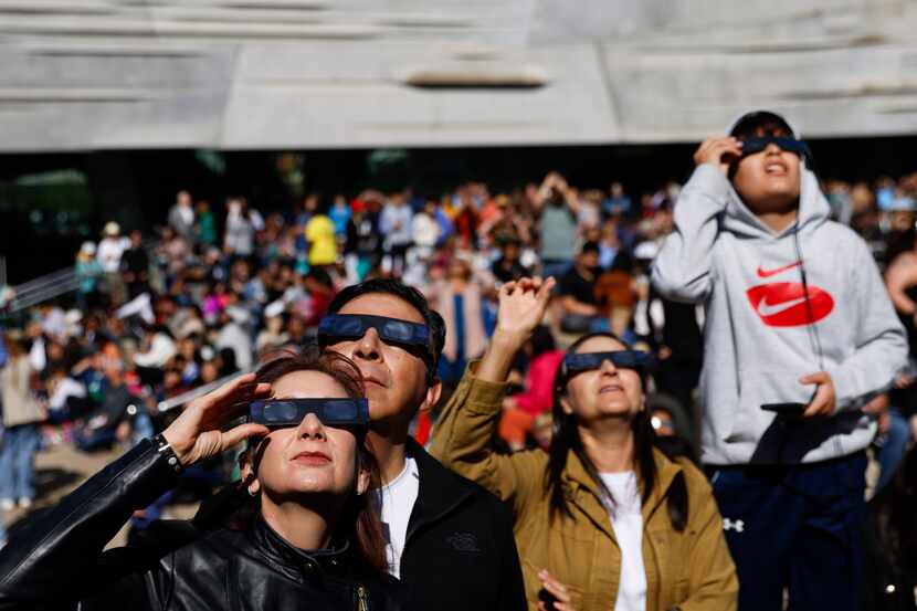 Some Texas towns are bracing for chaos ahead of a rare solar eclipse that will cut across...