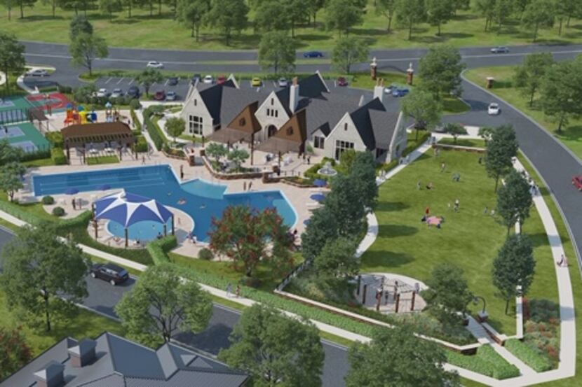 The first phase of Cambridge Crossing includes a clubhouse and more than 300 homes.