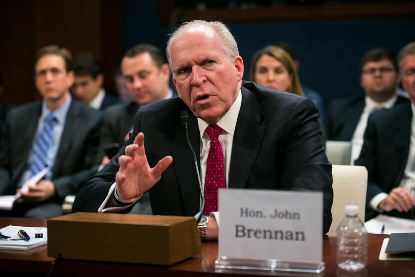 John Brennan, the former director of the CIA, testifies before the House Intelligence...