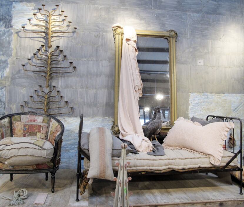 At Carol Hicks Bolton Antiquites in Fredericksburg, you'll find pieces such as this vintage...