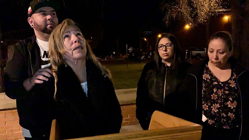 From left: Jonathan Durán, María de la Luz Alvarado, Rubi Faz and Angelica Reyna witnessed...