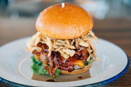 The signature menu item at Haystack is the Haystack Burger. 