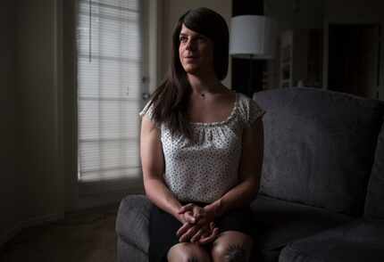 Air Force Staff Sgt. Ashlee Bruce, who dresses as female at home but goes by her birth name,...