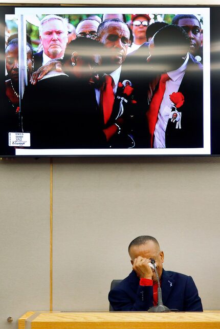 Botham Jean's father Bertrum Jean breaks down on the witness stand talking about the day he...