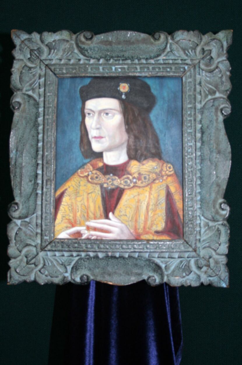 This portrait of Richard III was discovered in the safe of Leicester Cathedral, where the...