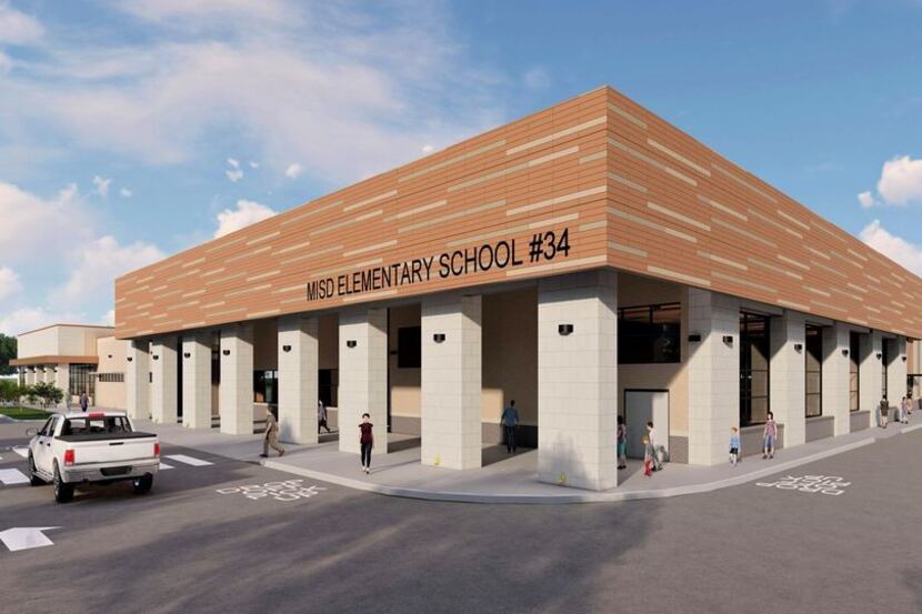 Mesquite ISD's board of trustees approved the design for an elementary school that is set to...