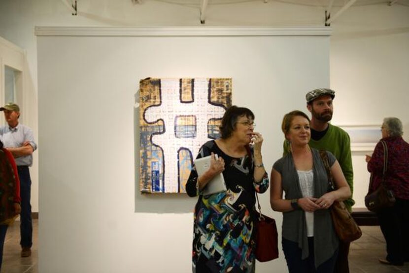 
Family members of artist Jay Hendrick   Karen Hendrick (from left), Alana Hendrick and Joel...