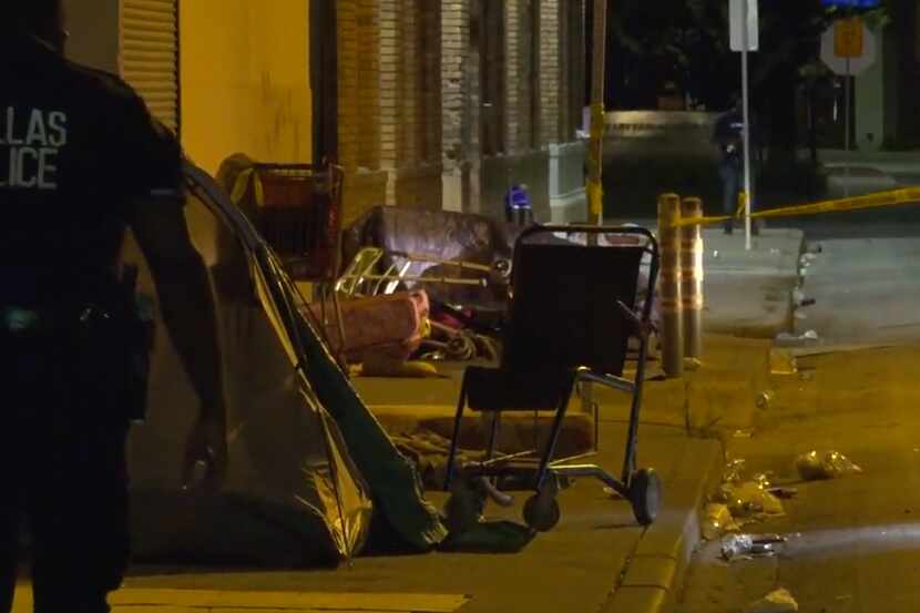 A person was fatally shot in August at a downtown homeless encampment, Dallas police said.