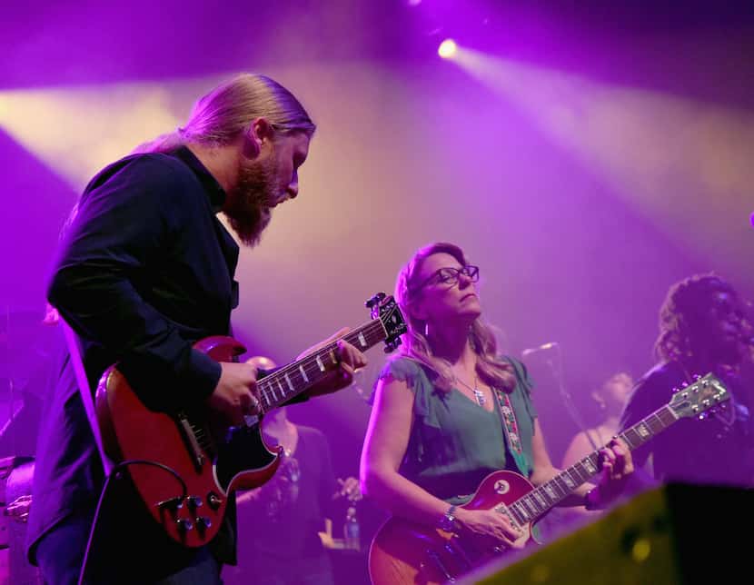 Derek Trucks and Susan Tedeschi perform during the Wheels Of Soul 2017 Tour at the Fox...