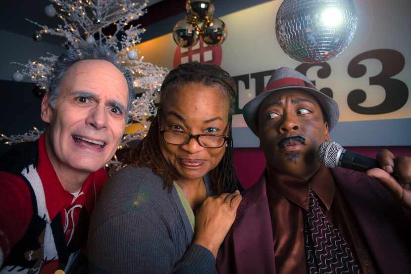(from l-r) Paul Taylor, Denise Lee and Cherish Robinson in Solstice: A New Holiday...