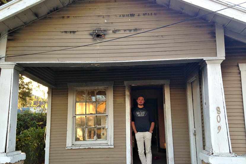 A.J. Ramler in his house on Millard Street