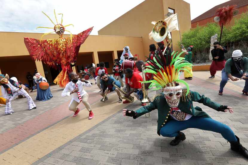 More than a dozen local actors performed in "¡Soltar!" at the Latino Cultural Center....