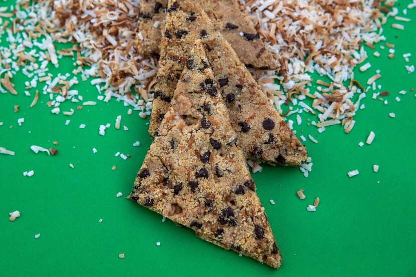 Coconut Chocolate Chip Cookie Brittle 