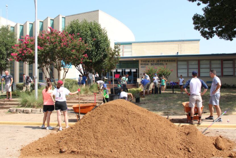 The community effort around Cary has also started going into Thomas Jefferson High School,...