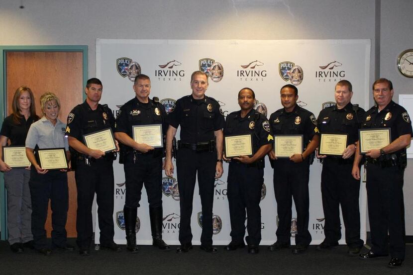 
Irving Police Department staffers receive Meritorious Awards for their work within the...