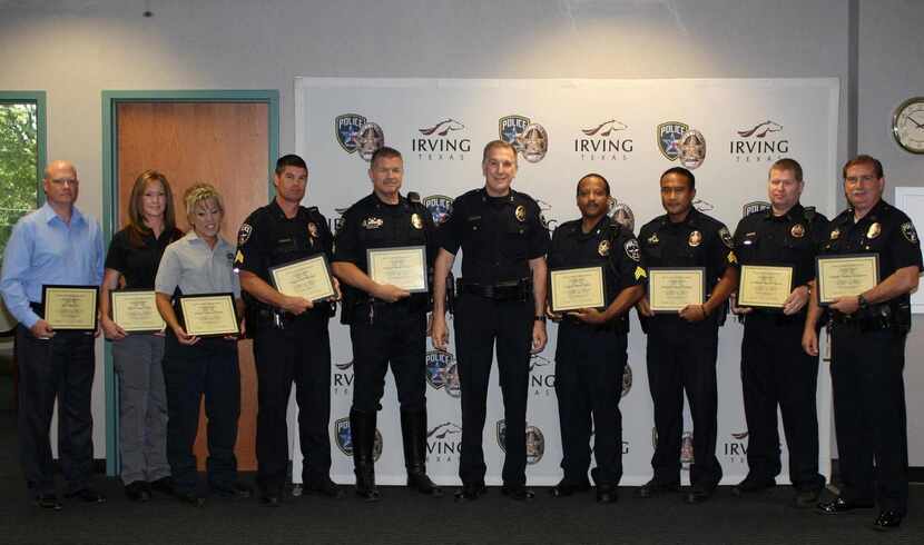 
Irving Police Department staffers receive Meritorious Awards for their work within the...