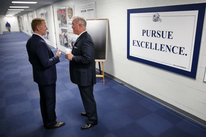 Dallas Cowboys Executive Vice President, CEO, and Director of Player Personnel Stephen Jones...