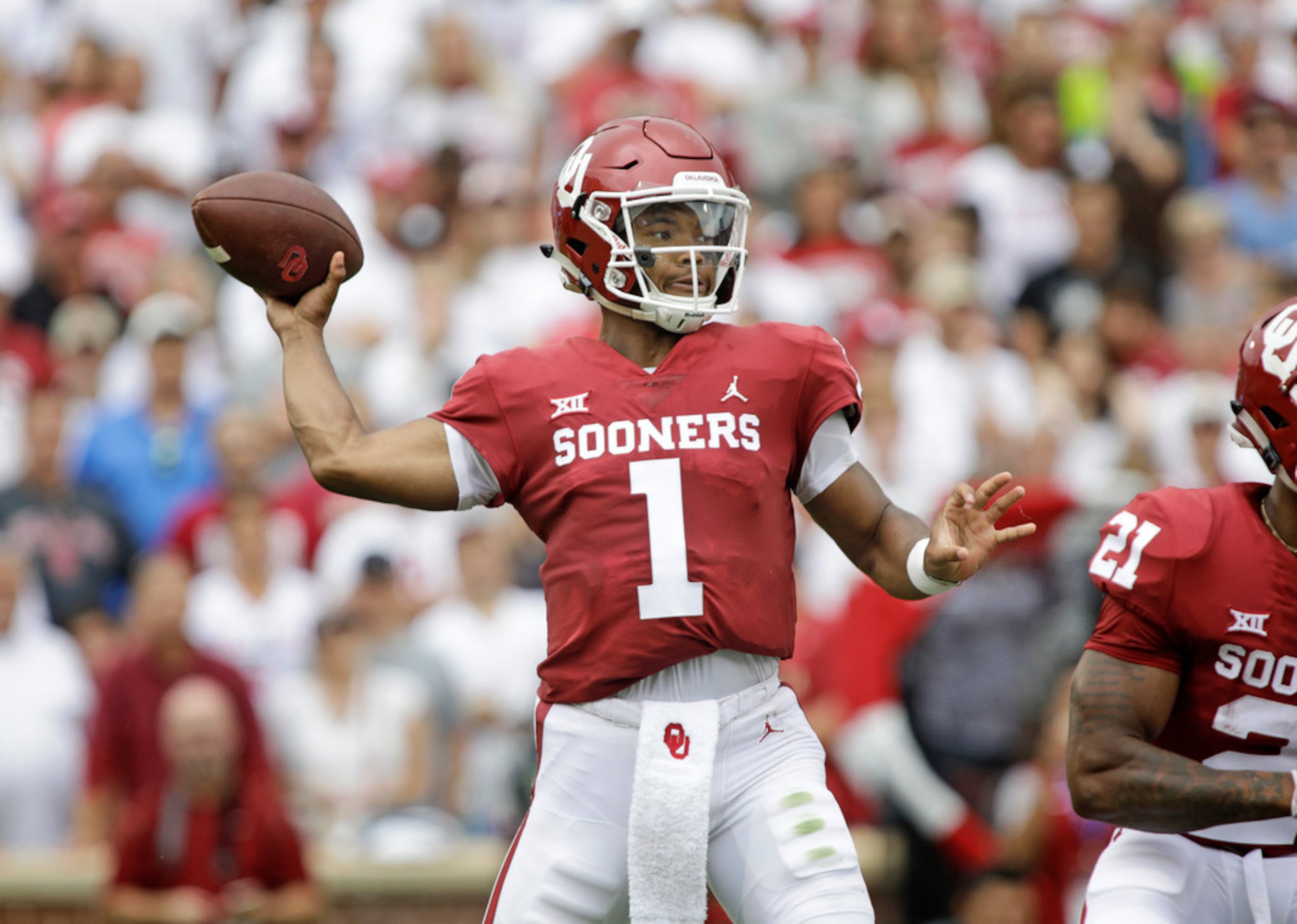 Norman, OK, USA. 8th Sep, 2018. Oklahoma Sooners receiver (2