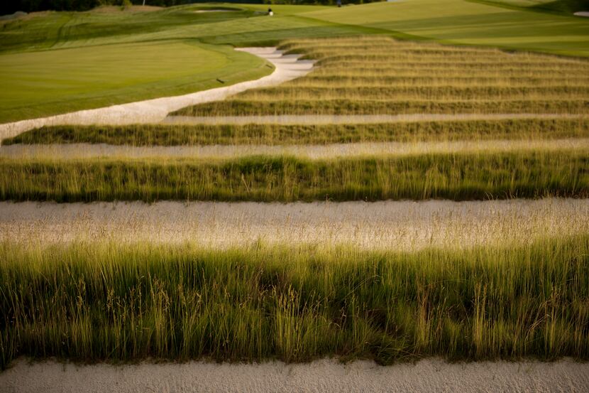 The sand traps known as the Church Pews at Oakmont Country Club, site of the United States...