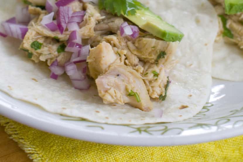 Coconut milk is a key ingredient in Coconut-Lime Pulled-Chicken Tacos.